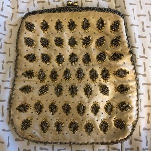 VINTAGE hand-beaded 1920s/1930s purse